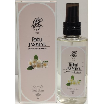 REBUL JASMINE KOLANYA PET SPREYLİ ŞİŞE 125ML REBUL JASMINE KOLANYA PET SPREYLİ ŞİŞE 125ML