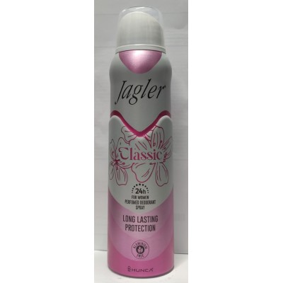 JAGLER PERFUMED DEODORANT CLASSİC 150ML BAYAN JAGLER PERFUMED DEODORANT CLASSİC 150ML BAYAN