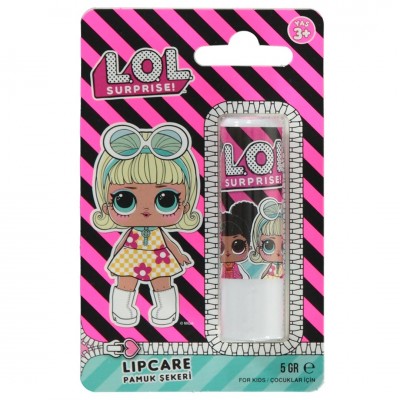 LIPCARE PAMUK ŞEKERİ L.O.L. SURPRISE! +3 ÇOCUKLAR İÇİN 5GR LIPCARE PAMUK ŞEKERİ L.O.L. SURPRISE! +3 ÇOCUKLAR İÇİN 5GR