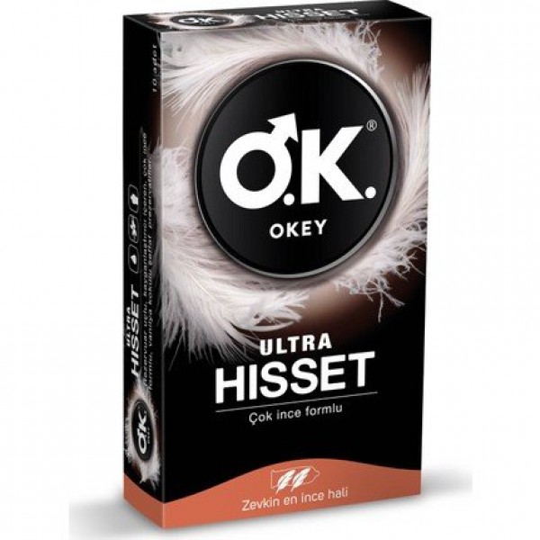 OKEY PREZERVATİF ULTRA HİSSET 10LU