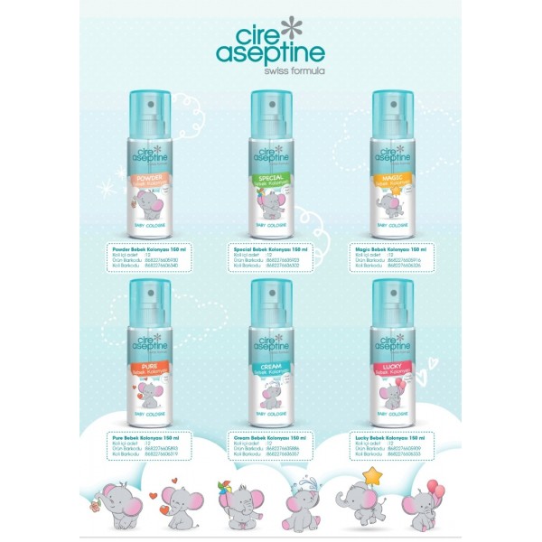 CİRE ASEPTİNE BEBEK KOLONYASI SPREY 150ML 