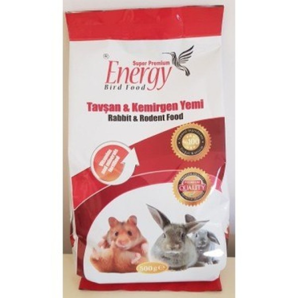 ENERGY PREMIUM TAVŞAN & KEMİRGEN YEMİ 500GR