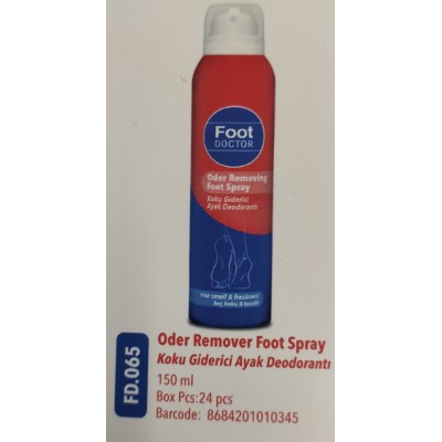 FOOT DOCTOR AYAK DEODORANTI 150ML HOŞ KOKU & TAZELİK FOOT DOCTOR AYAK DEODORANTI 150ML HOŞ KOKU & TAZELİK