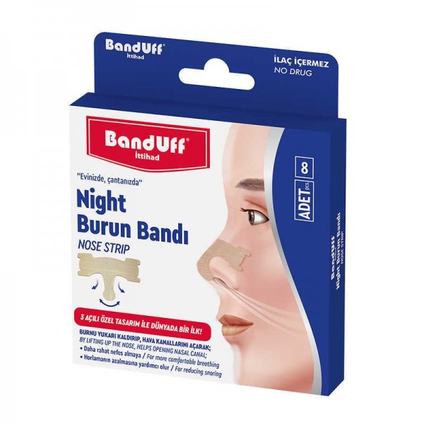 BANDUFF NIGHT BURUN BANDI 8 Lİ 