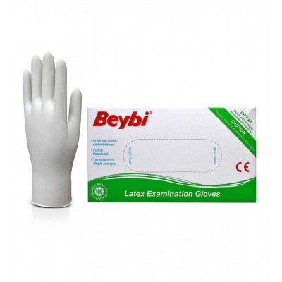 BEYBİ PUDRALI LATEX ELDİVEN 100 LÜ L LARGE BOY BEYBİ PUDRALI LATEX ELDİVEN 100 LÜ L LARGE BOY