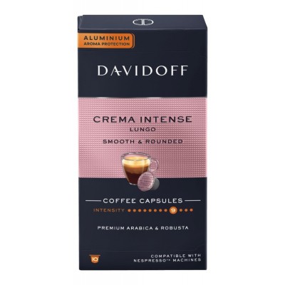 DAVIDOFF KAPSÜL CREMA INTENSE LUNGO SMOOTH & ROUNDED  5,5GR 10LU