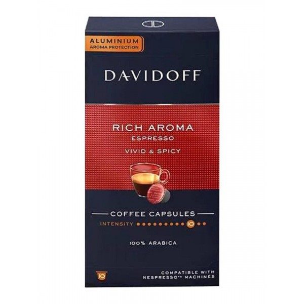 DAVIDOFF KAPSÜL KAHVE ESPRESSO RICH AROMA VIVID & SPICY 5,5GR 10LU