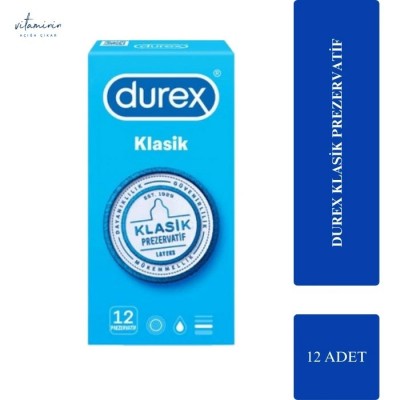 DUREX PREZERVATİF KLASİK  12Lİ DUREX PREZERVATİF KLASİK  12Lİ