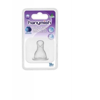 HANYMİSH YUVARLAK SİLİKON BİBERON EMZİĞİ NO:3  18+AY YOĞUN AKIŞ 462 HANYMİSH YUVARLAK SİLİKON BİBERON EMZİĞİ NO:3  18+AY YOĞUN AKIŞ 462