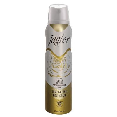 JAGLER PERFUMED DEODORANT GOLD 150ML BAYAN JAGLER PERFUMED DEODORANT GOLD 150ML BAYAN