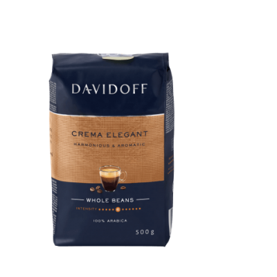 DAVIDOFF ÇEKİRDEK KAHVE CREMA ELEGANT  HARMONIOUS & AROMATIC 500GR