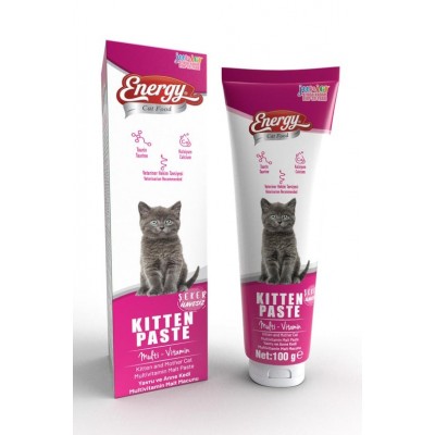 ENERGY YAVRU KEDİ KITTEN PASTE 100GR  JUNİOR 1 YAŞA KADAR ENERGY YAVRU KEDİ KITTEN PASTE 100GR  JUNİOR 1 YAŞA KADAR