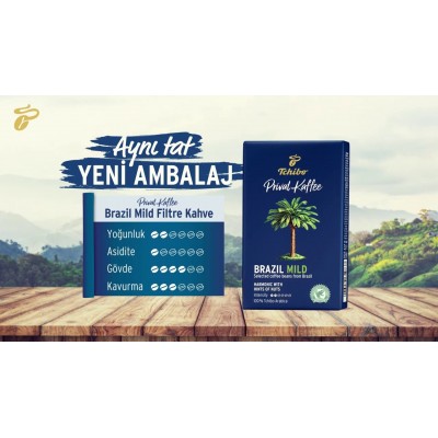 TCHİBO PRİVAT KAFFEE BRAZIL MILD FİLTRE KAHVE 250GR TCHİBO PRİVAT KAFFEE BRAZIL MILD FİLTRE KAHVE 250GR