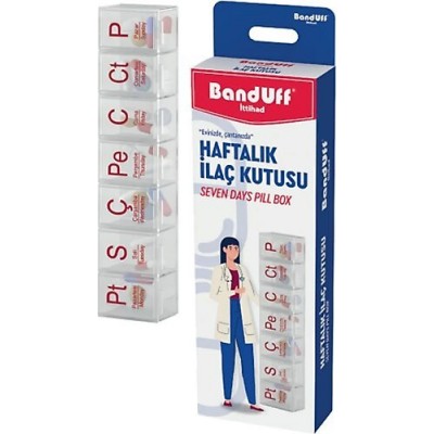 BANDUFF HAFTALIK İLAÇ KUTUSU  BANDUFF HAFTALIK İLAÇ KUTUSU