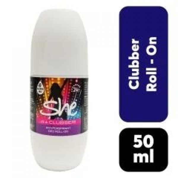SHE ROLL-ON  50ML IS CLUBBER!