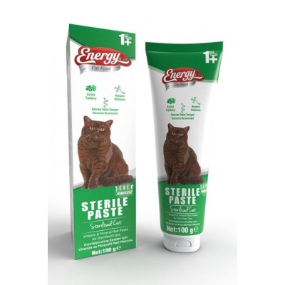 ENERGY YETİŞKİN KEDİ STERILE PASTE 100GR 1+AYŞ ENERGY YETİŞKİN KEDİ STERILE PASTE 100GR 1+AYŞ