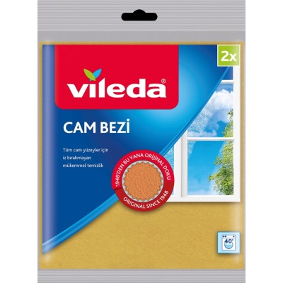 VİLEDA CAM BEZİ 2Lİ PAKET İÇİ