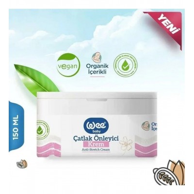 WEE BABY ÇATLAK ÖNLEYİCİ KREM 150ML VEGAN 219 WEE BABY ÇATLAK ÖNLEYİCİ KREM 150ML VEGAN 219