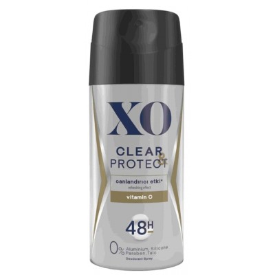XO CLEAR PROTECT DEODORANT MEN 150ML XO CLEAR PROTECT DEODORANT MEN 150ML