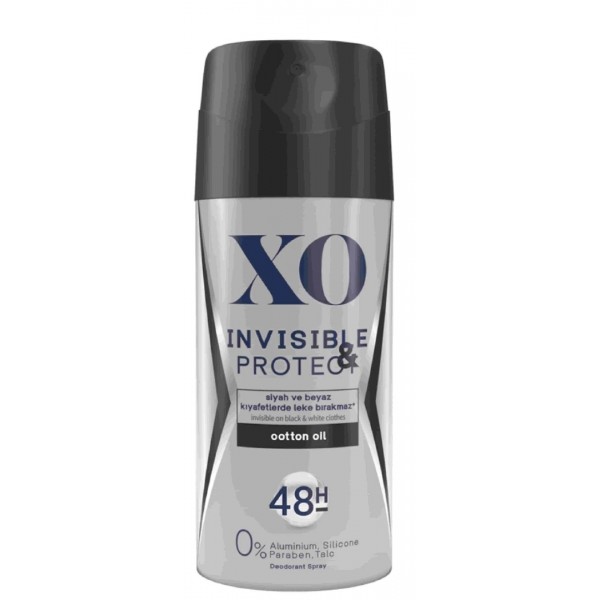 XO INVISIBLE PROTECT DEODORANT MEN 150ML