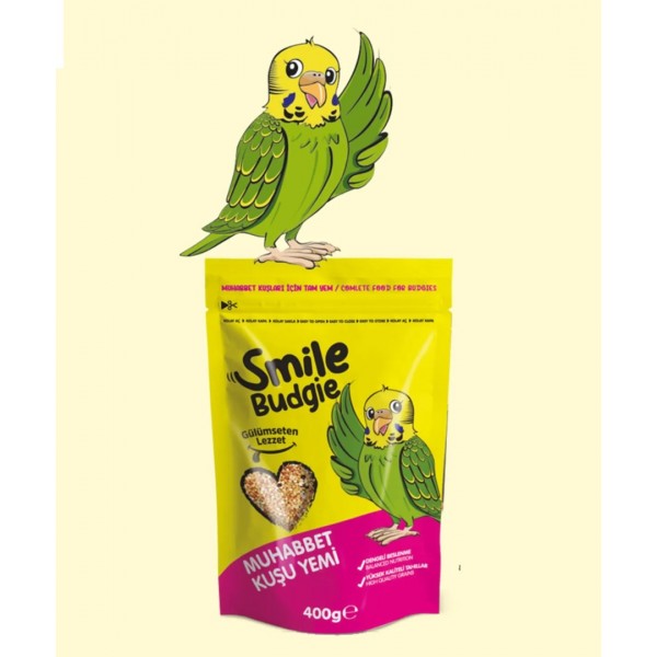 SMİLE BUDGİE MUHABBET KUŞ YEMİ 400GR