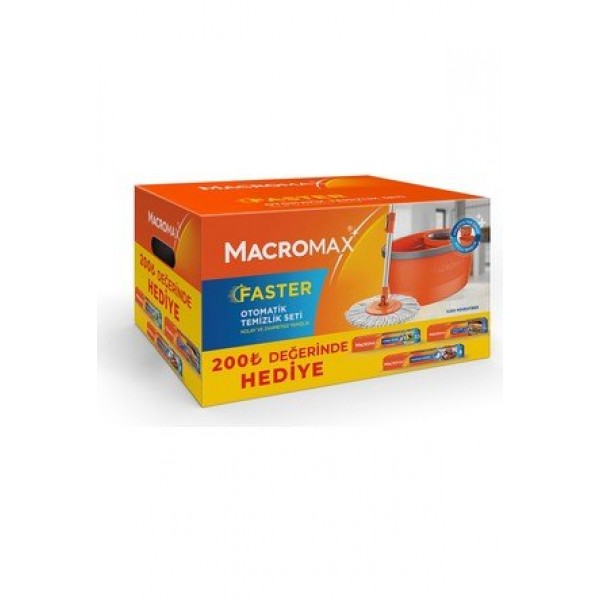 MACROMAX FASTER OTOMATİK TEMİZLİK SETİ + 200TL DEĞERİNDE HEDİYE MACROMAX FASTER OTOMATİK TEMİZLİK SETİ + 200TL DEĞERİNDE HEDİYE