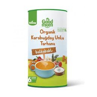 HÜNNAP GOOD MOM ORGANİK KARABUĞDAY UNLU TARHANA BALKABAKLI 200GR 6 .AYDAN İTİBAREN HÜNNAP GOOD MOM ORGANİK KARABUĞDAY UNLU TARHANA BALKABAKLI 200GR 6 .AYDAN İTİBAREN