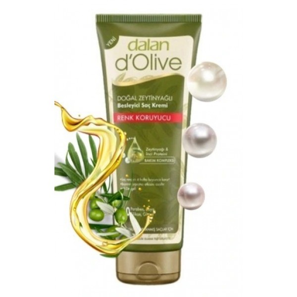 DALAN D'OLİVE DOĞAL Z.YAĞLI BESLEYİCİ SAÇ KREMİ RENK KORUYUCU 200ML