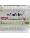 BEBEDOR ORGANİK EMNİYETLİ KULAK TEMİZLEME PAMUĞU 60LI BEBEDOR ORGANİK EMNİYETLİ KULAK TEMİZLEME PAMUĞU 60LI