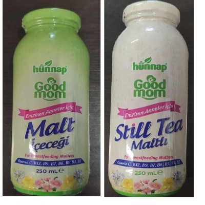 HÜNNAP GOOD MOM EMZİREN ANNELER İÇİN MALT İÇEÇEĞİ 250ML+STİLL TEA MALTLI 250ML