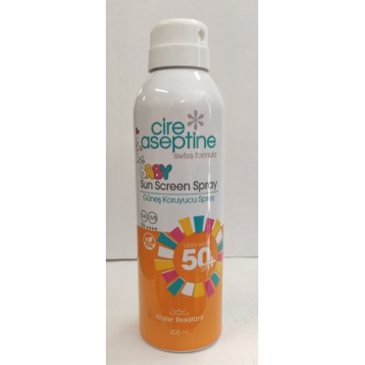 CİRE ASEPTİNE BABY GÜNEŞ KORUYUCU SPREY 50+SPF 200ML CİRE ASEPTİNE BABY GÜNEŞ KORUYUCU SPREY 50+SPF 200ML