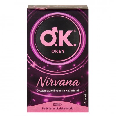 OKEY PREZERVATİF NİRVANA 10LU OKEY PREZERVATİF NİRVANA 10LU