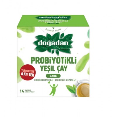 DOĞADAN PROBİYOTİKLİ YEŞİL ÇAY AÇAİ&ANANASLI 14 LÜ SÜZEN POŞET 23,8GR DOĞADAN PROBİYOTİKLİ YEŞİL ÇAY AÇAİ&ANANASLI 14 LÜ SÜZEN POŞET 23,8GR