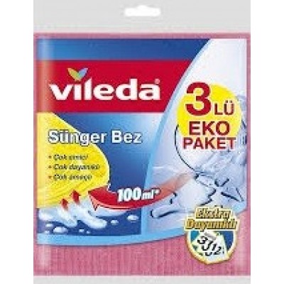VİLEDA SÜNGER BEZ 2+1 Lİ     VİLEDA SÜNGER BEZ 2+1 Lİ