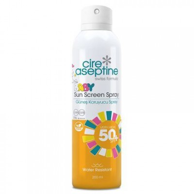 CİRE ASEPTİNE BABY GÜNEŞ KORUYUCU SPREY 50+SPF 200ML CİRE ASEPTİNE BABY GÜNEŞ KORUYUCU SPREY 50+SPF 200ML