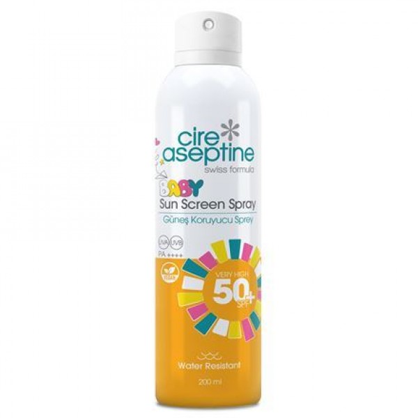 CİRE ASEPTİNE BABY GÜNEŞ KORUYUCU SPREY 50+SPF 200ML CİRE ASEPTİNE BABY GÜNEŞ KORUYUCU SPREY 50+SPF 200ML