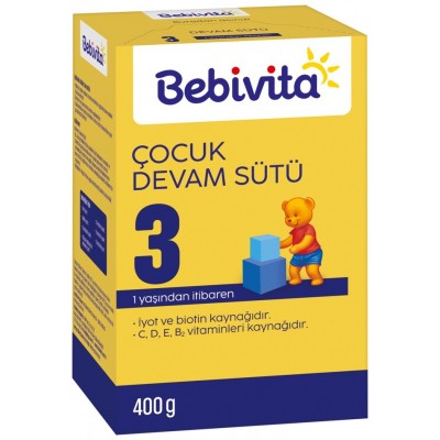 BEBİVİTA 3 ÇOCUK DEVAM SÜTÜ 400 GR