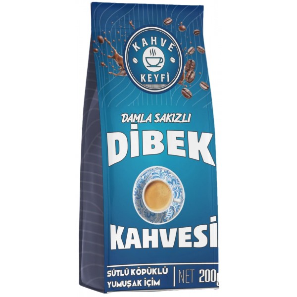 KAHVE KEYFİ DAMLA SAKIZI AROMALI DİBEK KAHVESİ 200GR