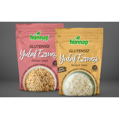 HÜNNAP GLUTENSİZ İNCE KIYIM YULAF EZMESİ 300GR+YULAF EZMESİ 300GR   YÜKSEK LİF İÇERİR  PROTEIN KAYNAGI