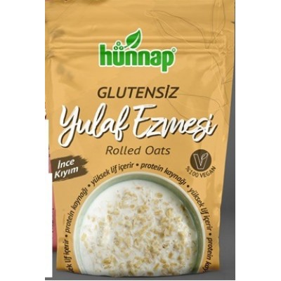 HÜNNAP GLUTENSİZ İNCE KIYIM YULAF EZMESİ 300GR   YÜKSEK LİF İÇERİR  PROTEIN KAYNAGI