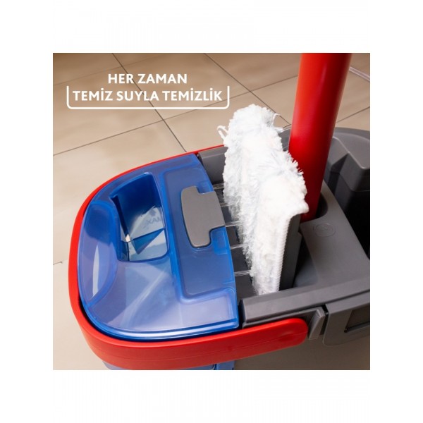 Vileda H2PRO Kirli ve Temiz Suyu Ayıran Temizlik Seti ve Mikrofiber Mop