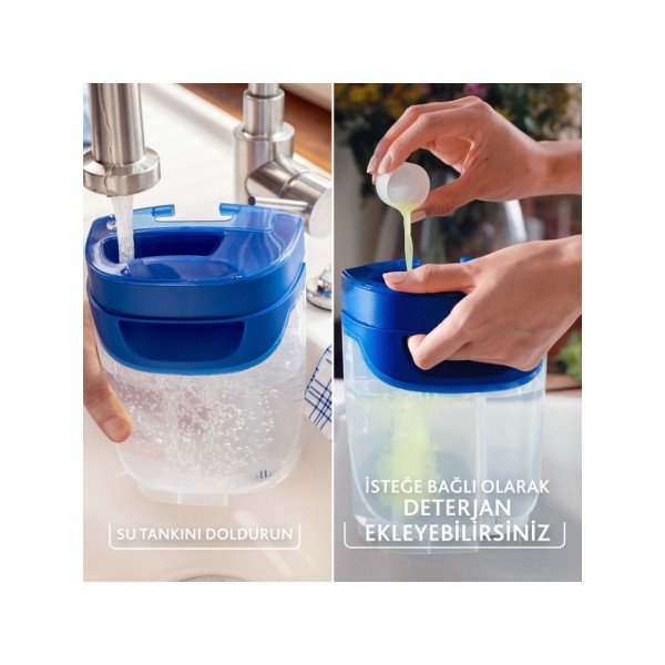 Vileda H2PRO Kirli ve Temiz Suyu Ayıran Temizlik Seti ve Mikrofiber Mop