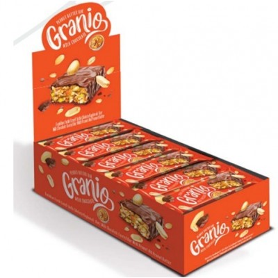 Hünnap Granio Yer Fistiği Ezmeli Çikolata Kaplamali Bar 40gr