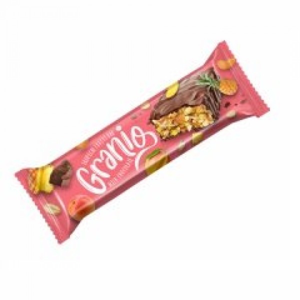 Hünnap Granio Tropik Meyveli Çikolata Kaplamali Bar 40gr