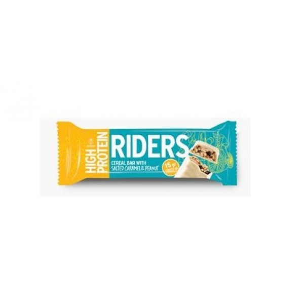 Riders High Protein Bar Tuzlu Karamelli Yer Fistikli Yüksek Protein 50gr
