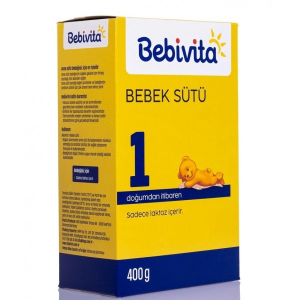 BEBİVİTA 1 DOĞUMDAN İTİBAREN BEBEK SÜTÜ 400 GR