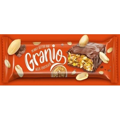 Hünnap Granio Yer Fistiği Ezmeli Çikolata Kaplamali Bar 40gr