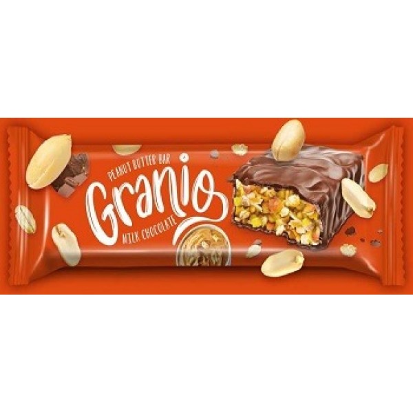 Hünnap Granio Yer Fistiği Ezmeli Çikolata Kaplamali Bar 40gr