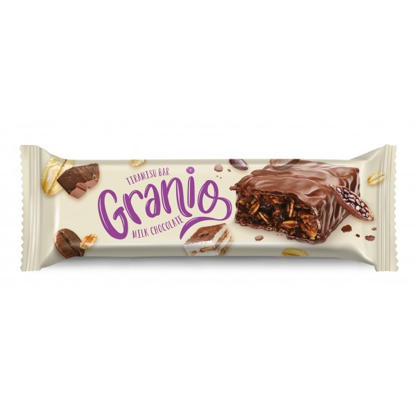 Hünnap Granio Tiramisu Çikolata Kaplamali Bar 40gr