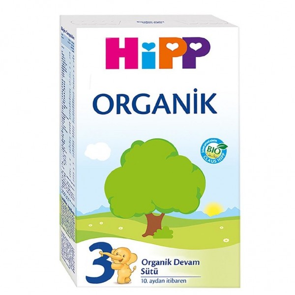 HİPP ORGANİK 3 DEVAM SÜTÜ 12+AYIN SONUNDAN İTİBAREN 500G 